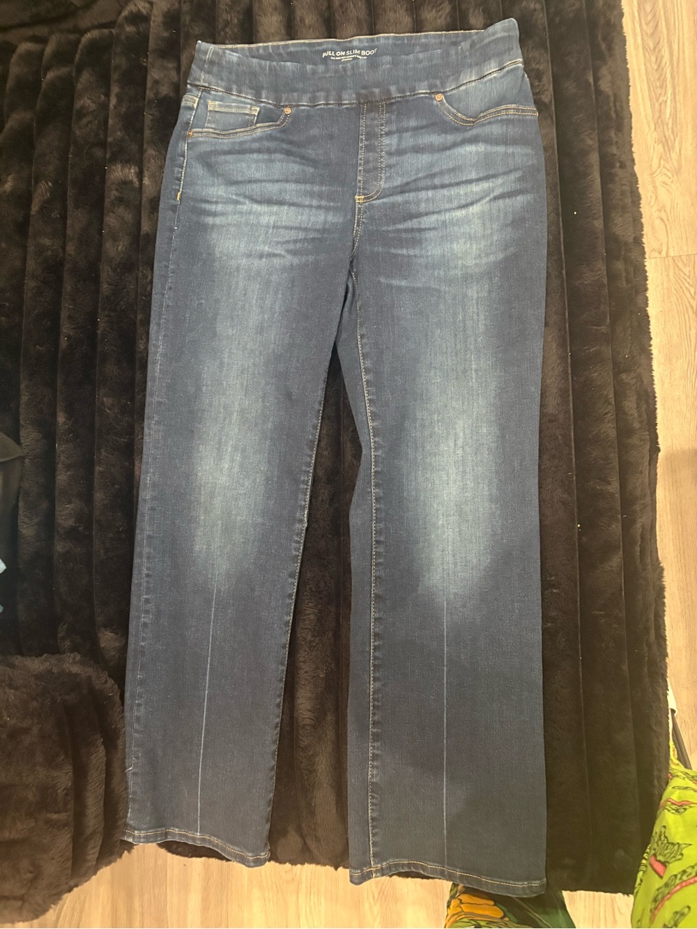 Chico's Dark Blue Flare Jeans
